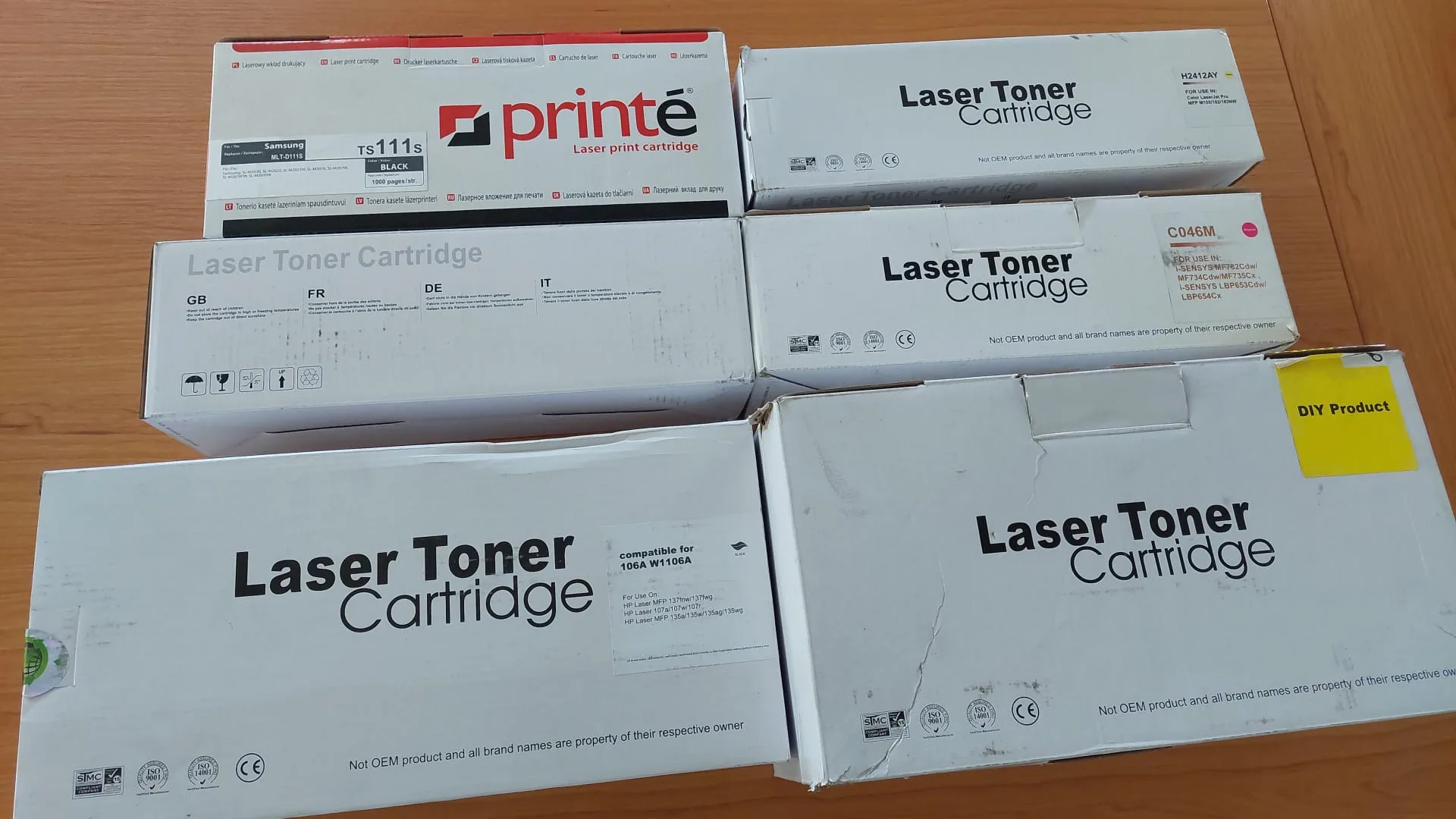 Lot of Laser Toner Cartridges