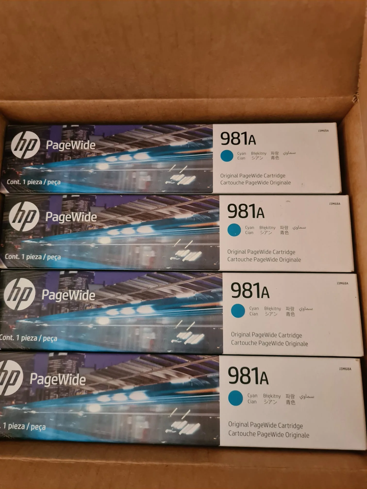 Original HP cartridges 981a, 4-Color set thumbnail
