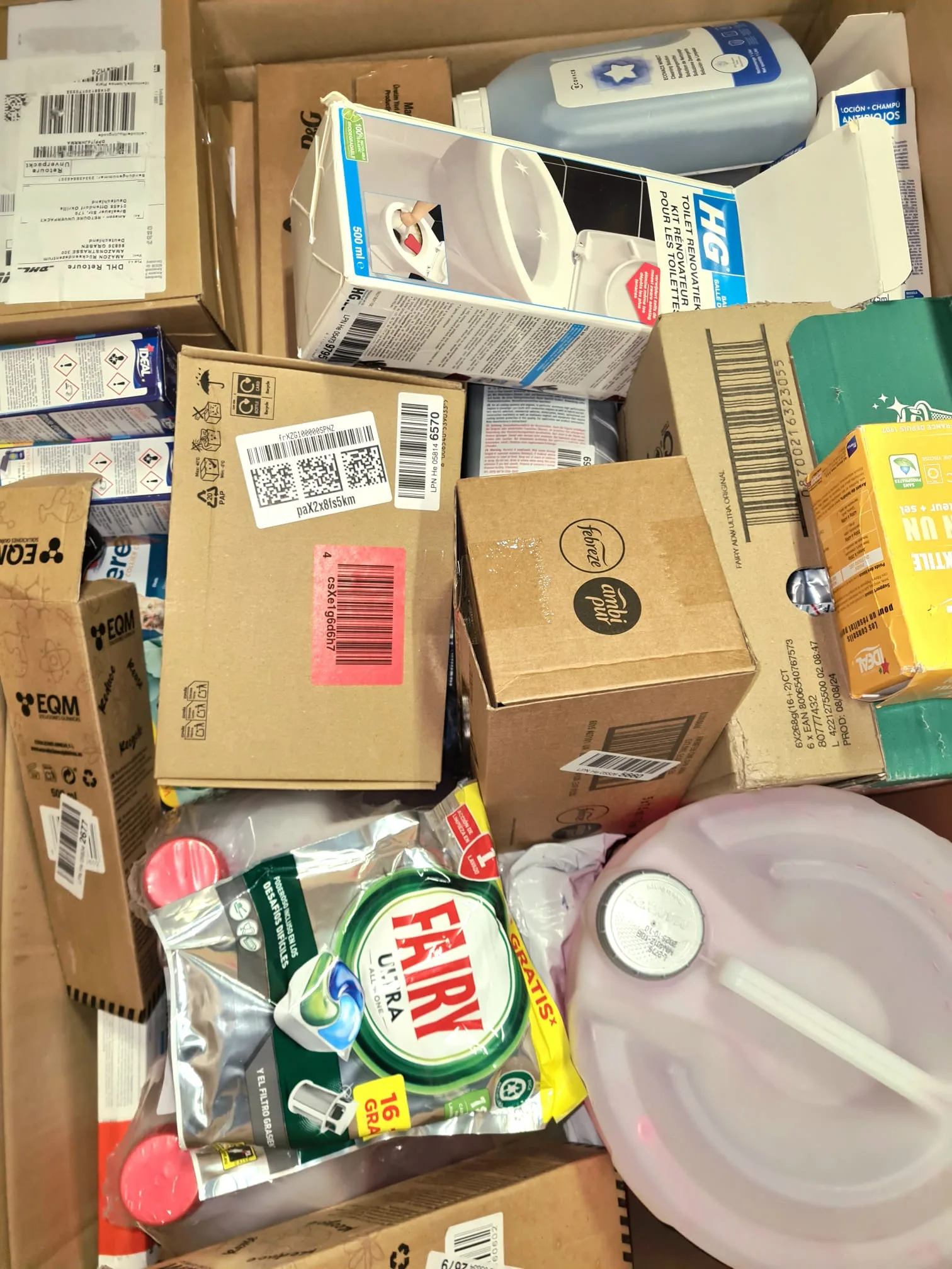 Mix of drugstore and laundry detergents thumbnail