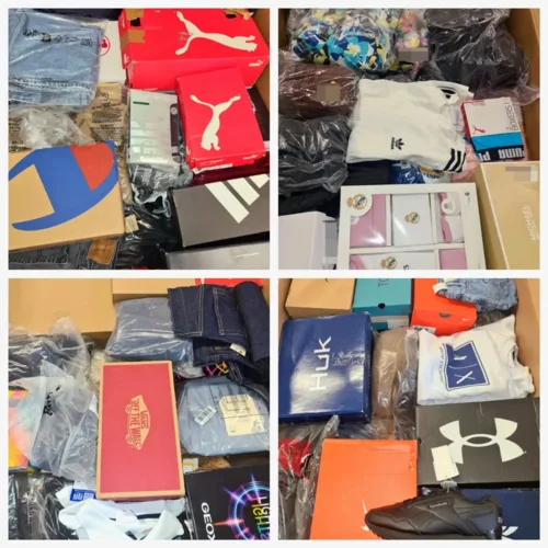 Shoes and Clothing pallets