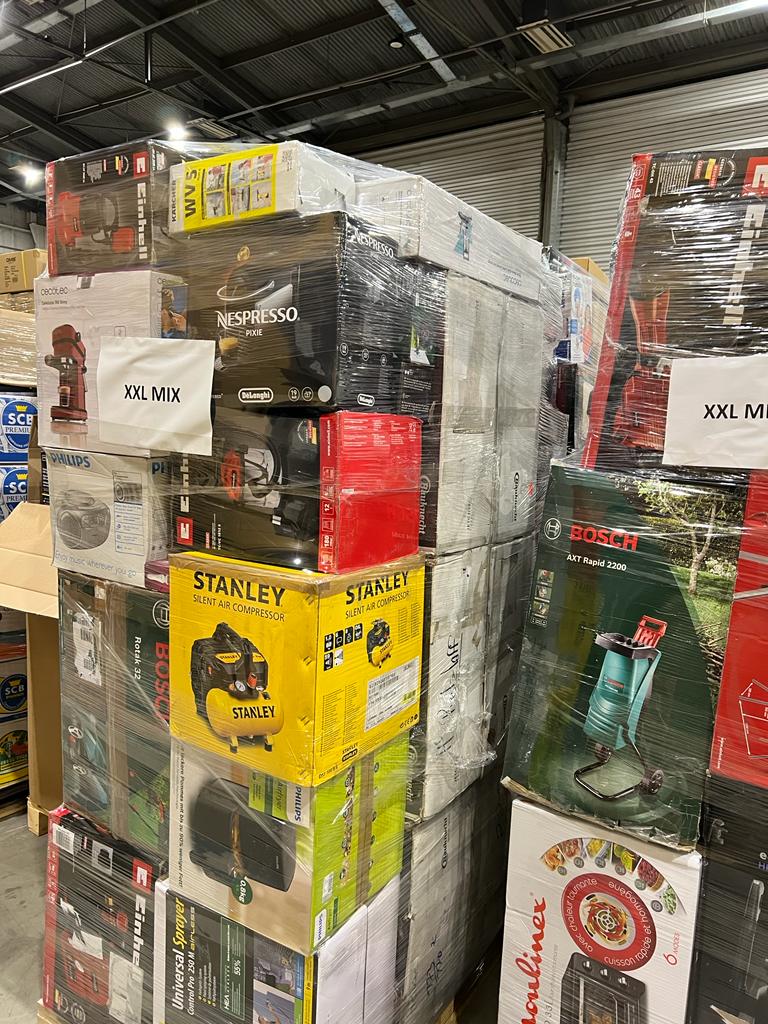 XXL Pallets Mixed appliances and tools, Makita, Einhell, Delonghi and